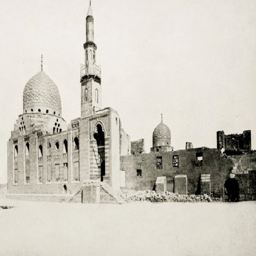 المدخل الغربي لجامع وضريح فرج بن برقوق، 1894، مجموعة عائلة لينكن 
